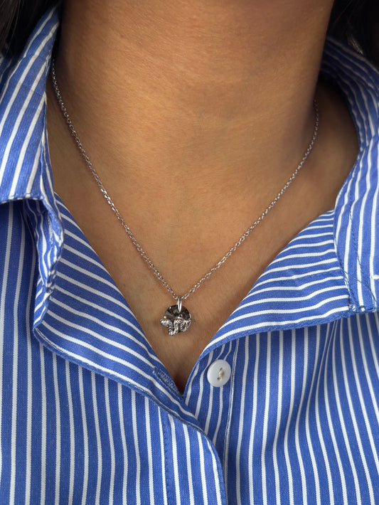 Snake Charm Necklace | 925 Sterling Silver Necklace for Women