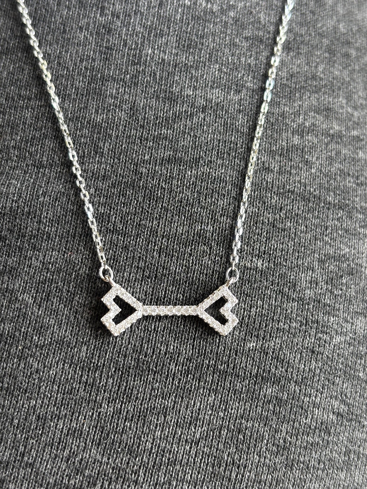 Key of Love Necklace – Elegant Silver Key Pendant Necklace