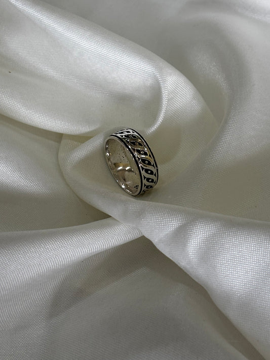 925 Oxidised Silver Unisex Ring