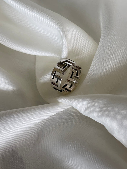 925 Oxidised Silver Unisex Ring