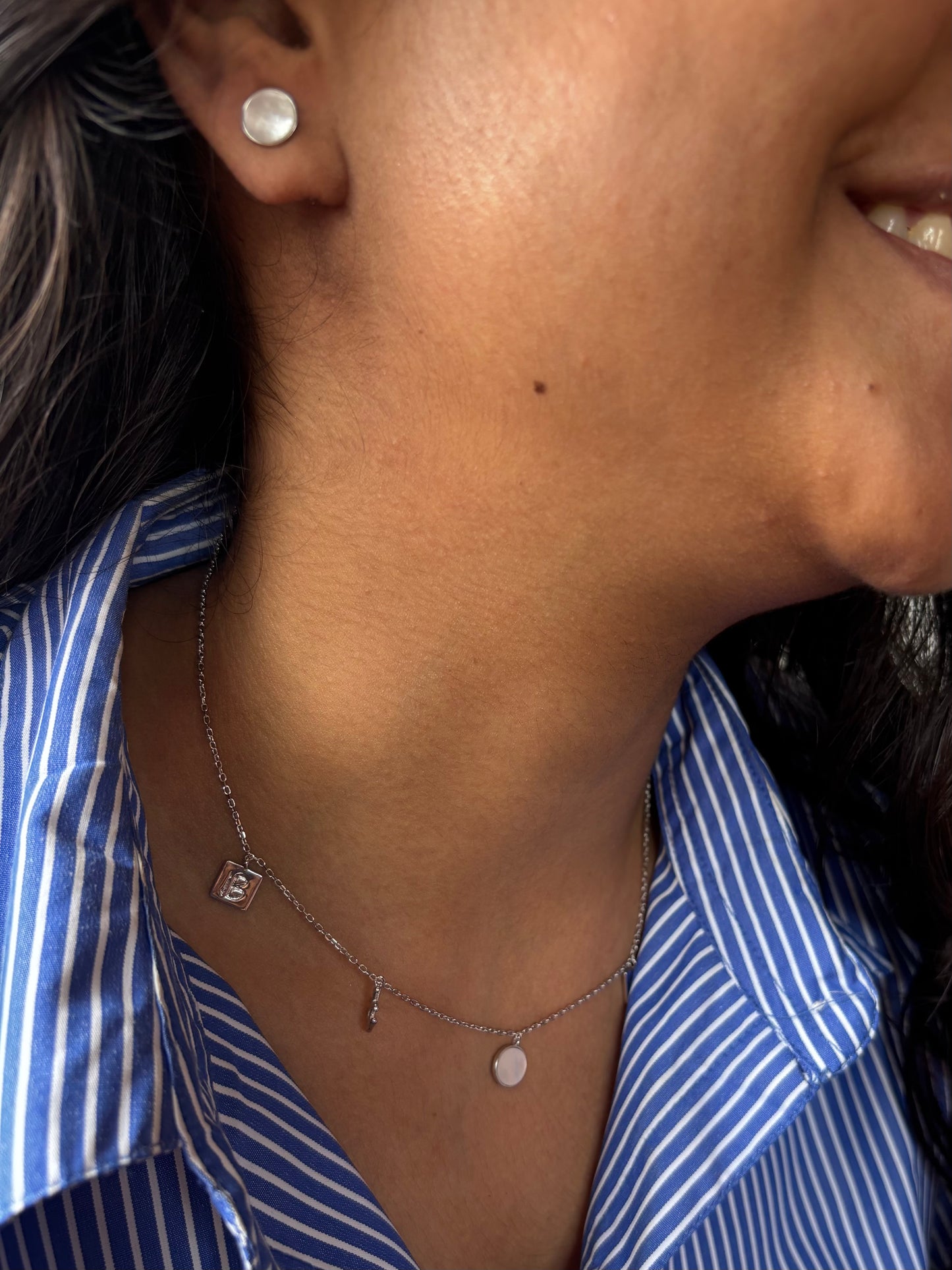 Ocean Grace Necklace | 925 Sterling Silver Charm Necklace for Women