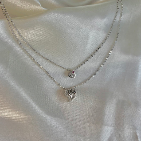 Pop Heart Necklace | 925 Sterling Silver Pendant Necklace for Women
