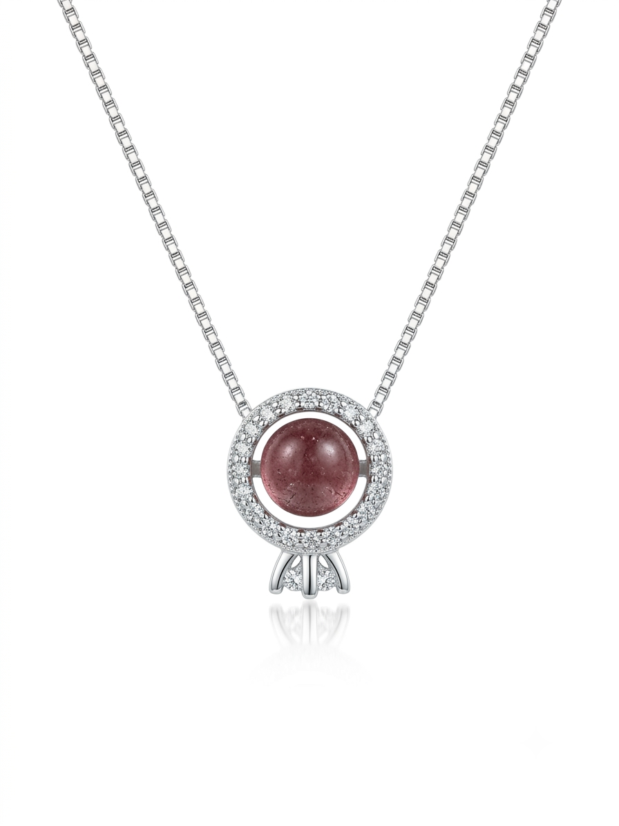 Promise Ring Necklace | 925 Sterling Silver Pendant Necklace for Women