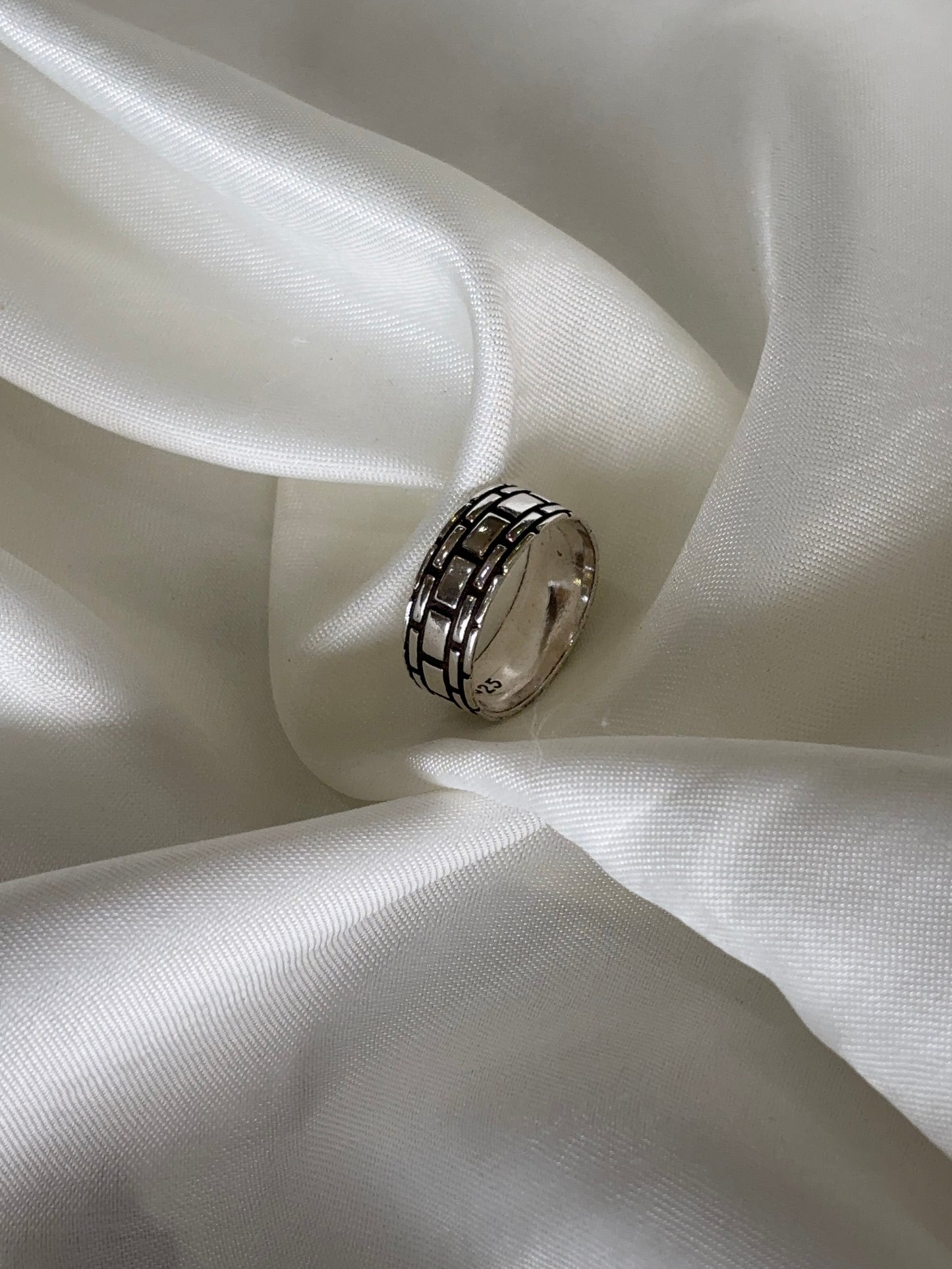 Silver Fortress Ring
