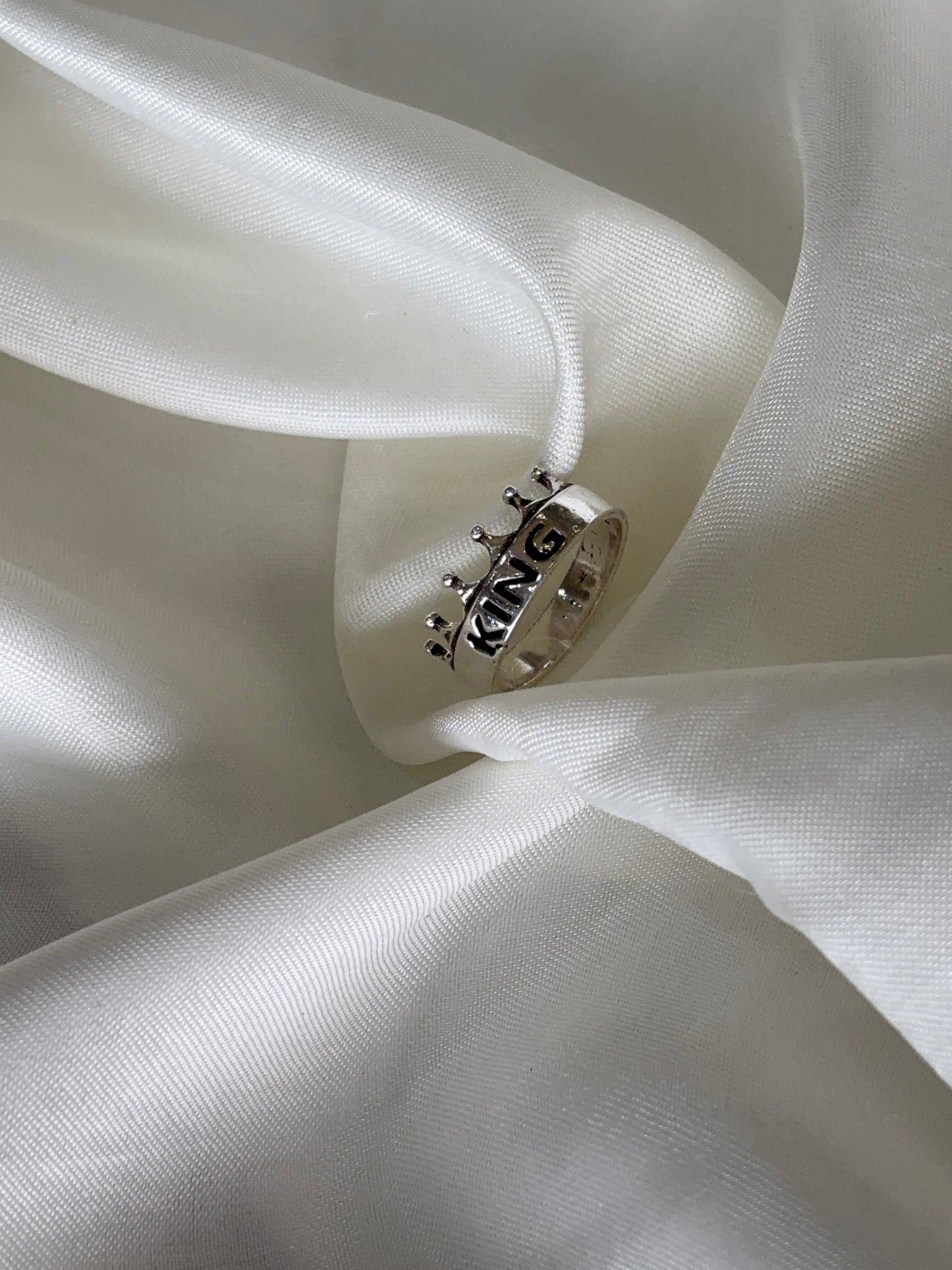 Silver King Crest Ring